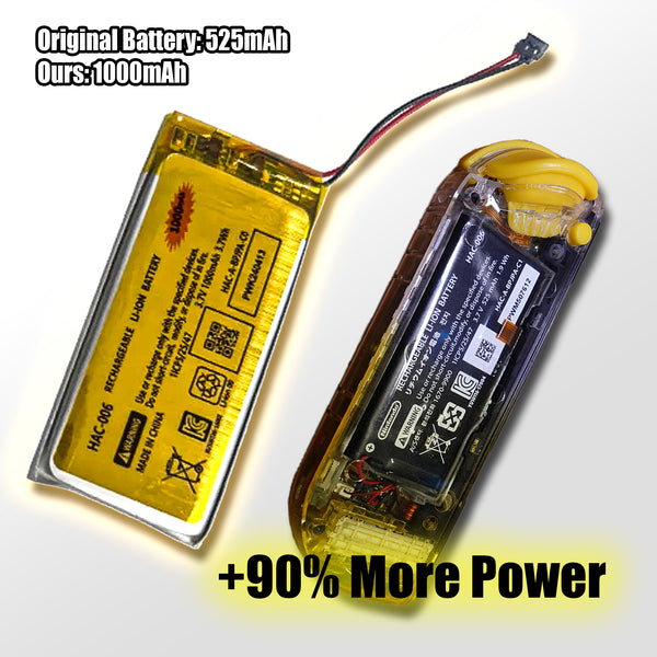 Better Modz 1000mAh Replacement Batteries for Switch Joypads – 2 Pack