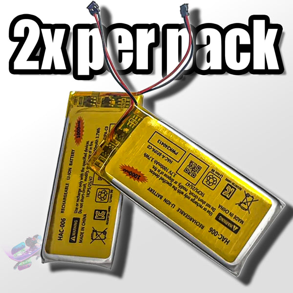 Better Modz 1000mAh Replacement Batteries for Switch Joypads – 2 Pack