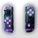  Purple / Transparent (Pink Buttons)